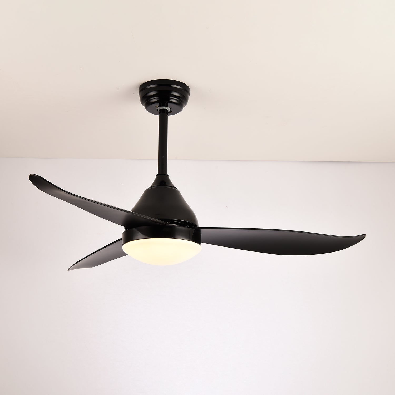 Fia Modern Wood Ceiling Fan with Light