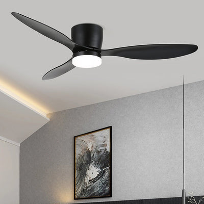 Brinor Minimalist Wood Ceiling Fan Light