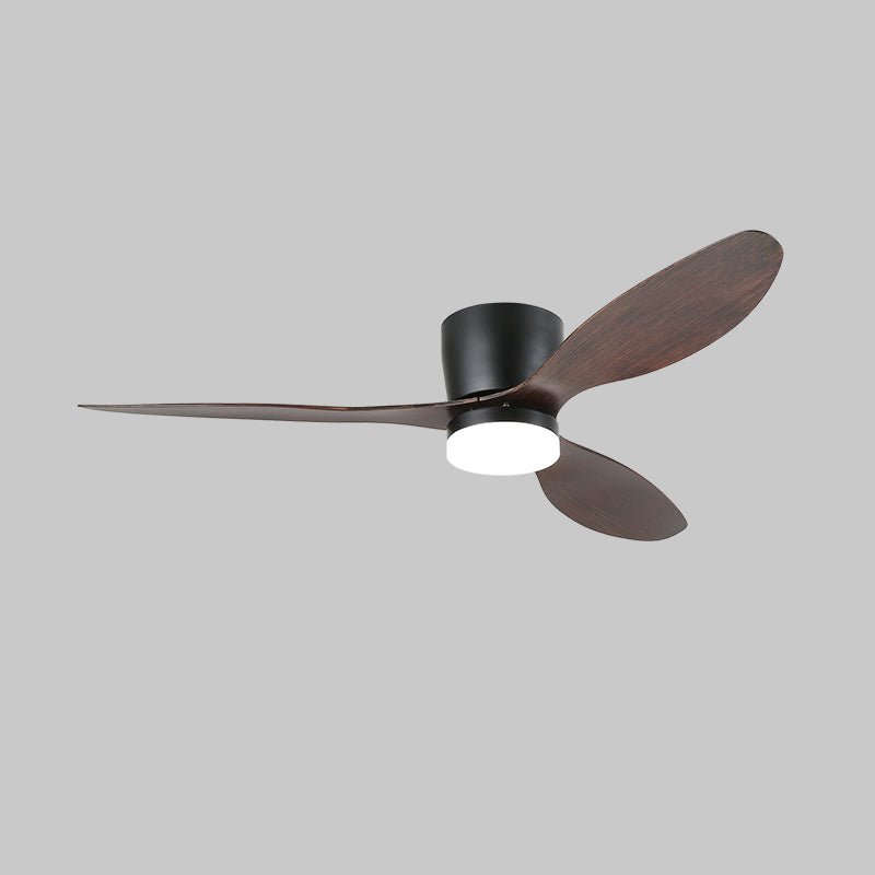 Brinor Minimalist Wood Ceiling Fan Light