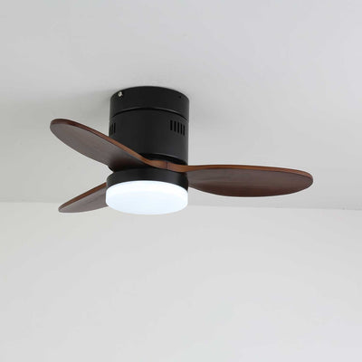 Eris Minimalist Wood Ceiling Fan Light