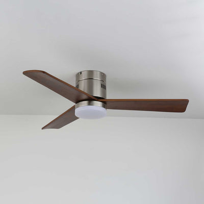 Eris Minimalist Wood Ceiling Fan Light