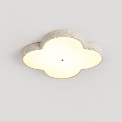 Nuvérin Aethel Cloud Travertine Ceiling Lamp