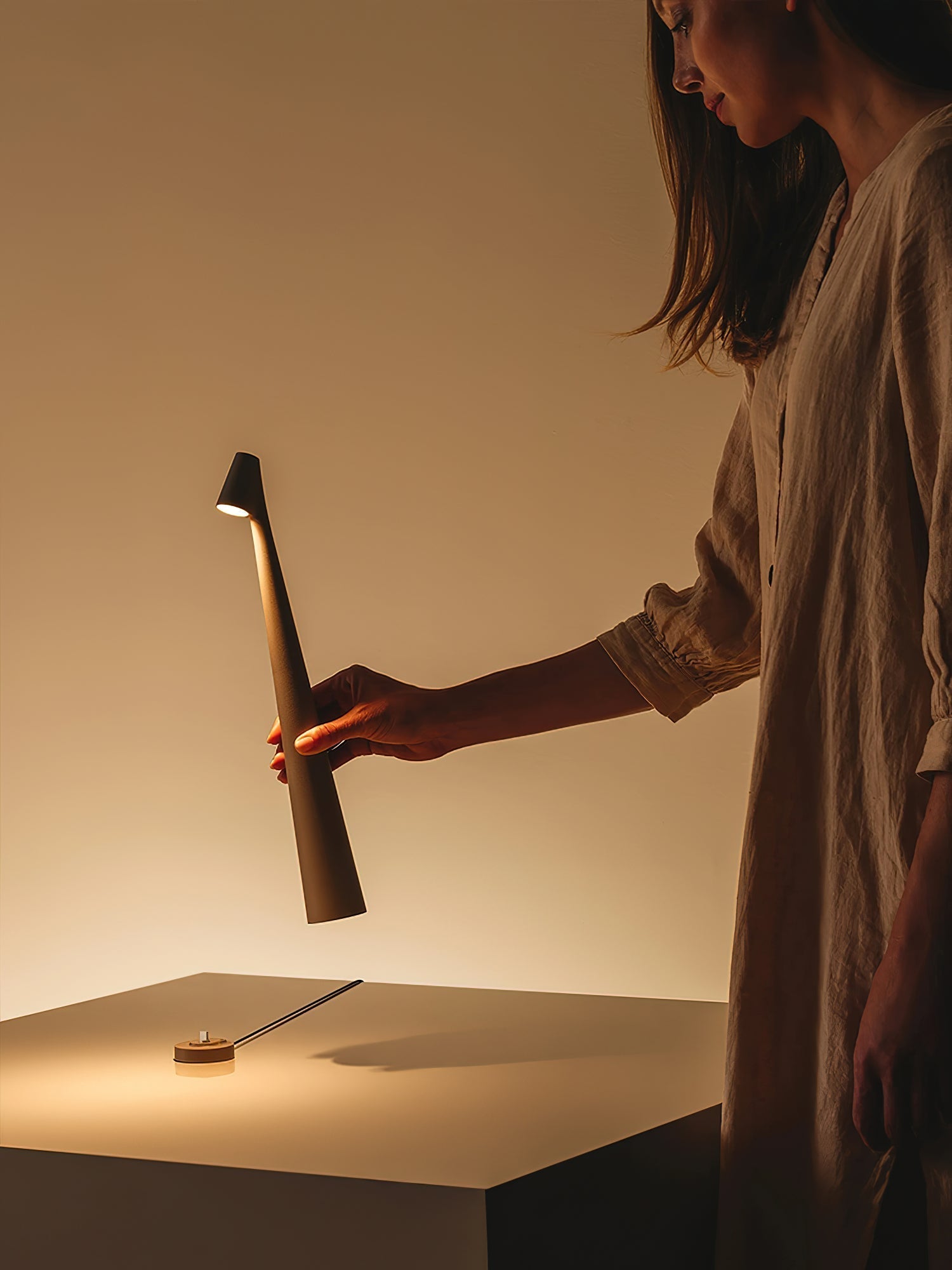 Nirerora Acrylic Minimalist Table Lamp
