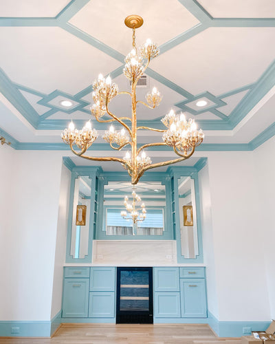 Agave Postmodern Luxury Americana Crystal Chandelier