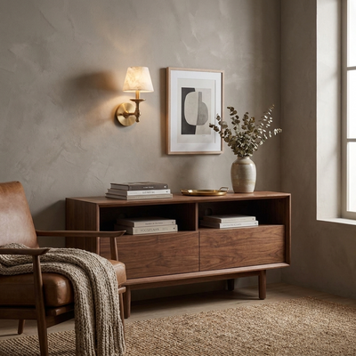 Corvenford Alabaster Wall Sconce