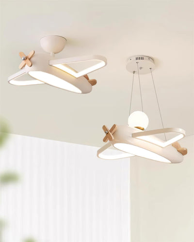 Ceiling Lamp Airplane for Kids’ Room with Playful Charm - Neutral Decor
