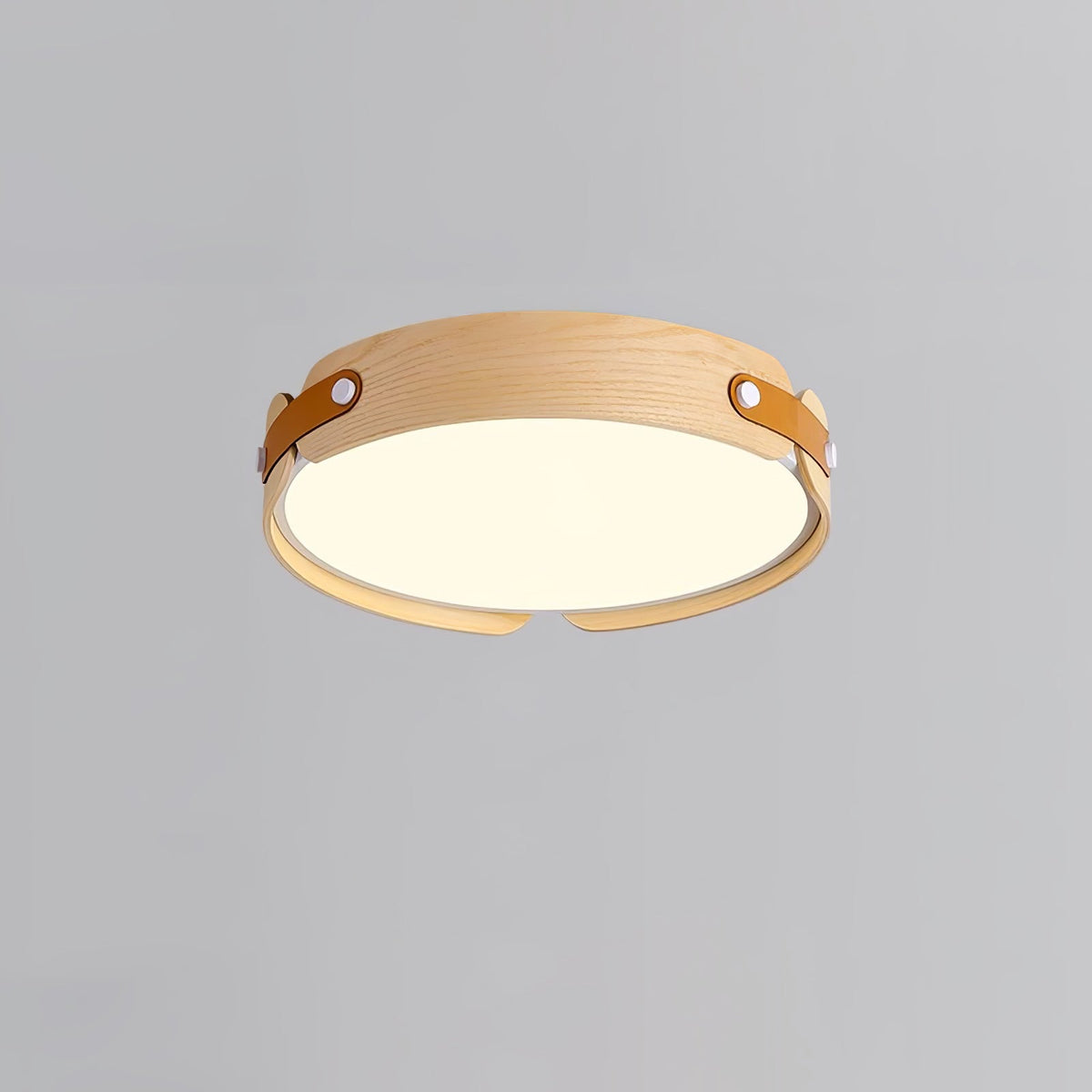 Rosestead Wood Flush Mount Ceiling Light
