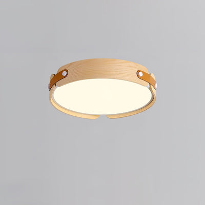 Edan Modern Minimalist Wood Ceiling Light
