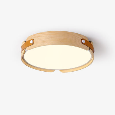 Edan Modern Minimalist Wood Ceiling Light