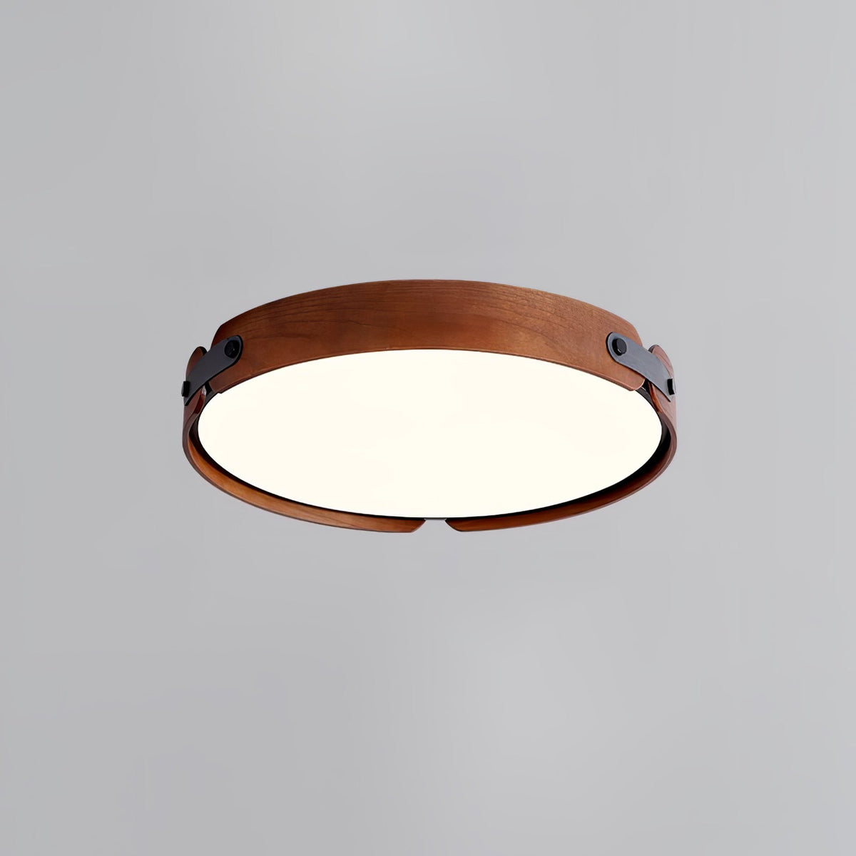 Rosestead Wood Flush Mount Ceiling Light