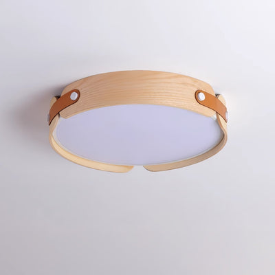 Edan Modern Minimalist Wood Ceiling Light