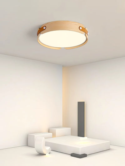 Edan Modern Minimalist Wood Ceiling Light