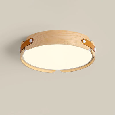 Echo Modern Minimalist Wood Ceiling Light - Neutral Decor
