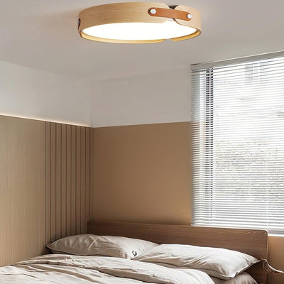 Echo Modern Minimalist Wood Ceiling Light - Neutral Decor