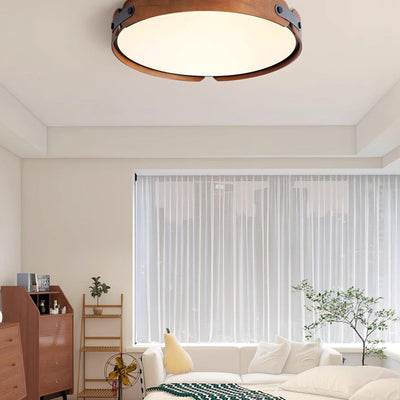 Echo Modern Minimalist Wood Ceiling Light - Neutral Decor