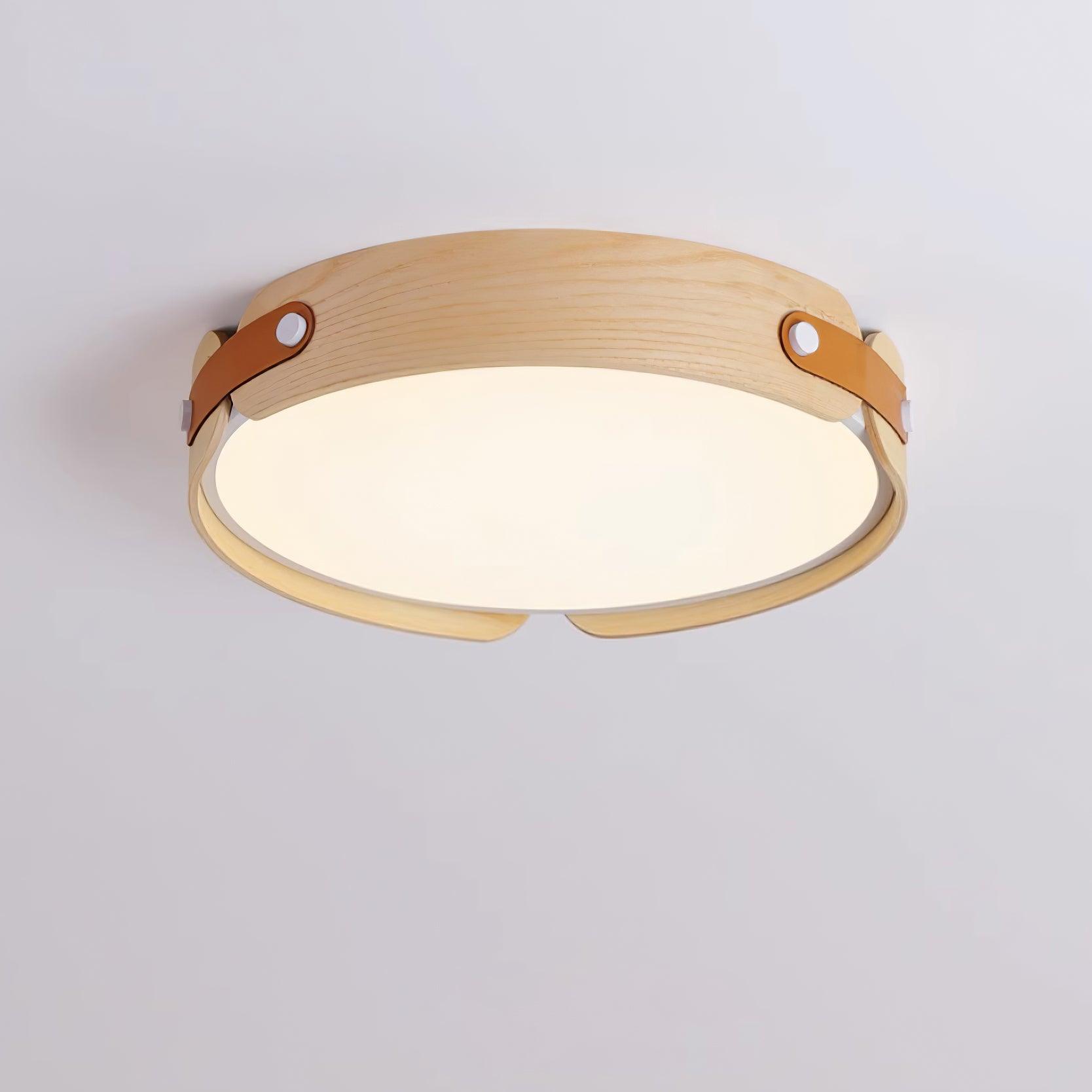 Edan Modern Minimalist Wood Ceiling Light