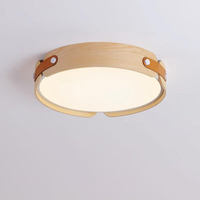 Edan Modern Minimalist Wood Ceiling Light