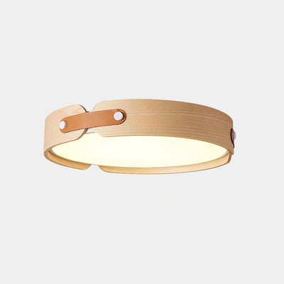 Edan Modern Minimalist Wood Ceiling Light