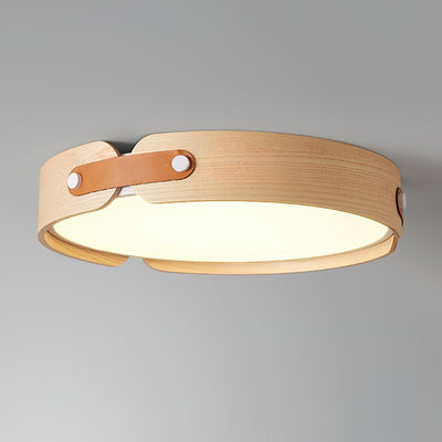 Edan Modern Minimalist Wood Ceiling Light