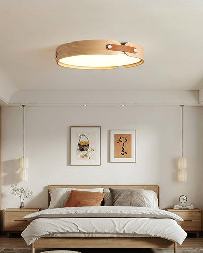 Edan Modern Minimalist Wood Ceiling Light