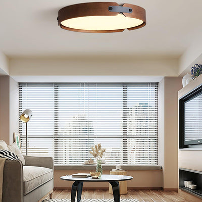 Echo Modern Minimalist Wood Ceiling Light - Neutral Decor