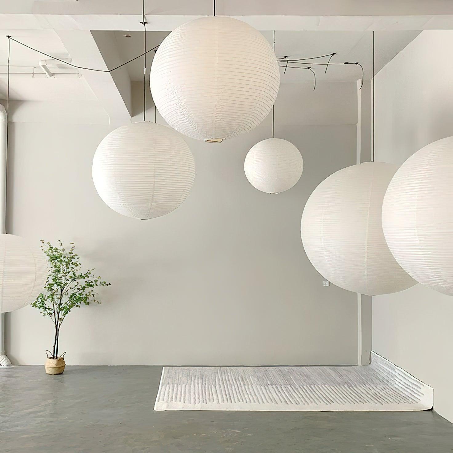 Niveriella Pendant Lamp Paper Lantern for Living Room