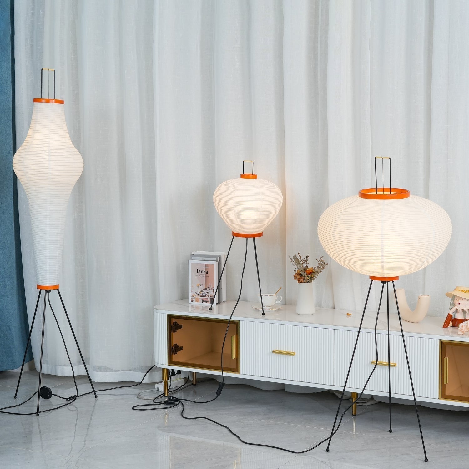 Krelix Paper Scandinavian Floor Lamp