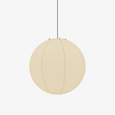 Noveno Pendant Lamp Bamboo Washi Paper Round