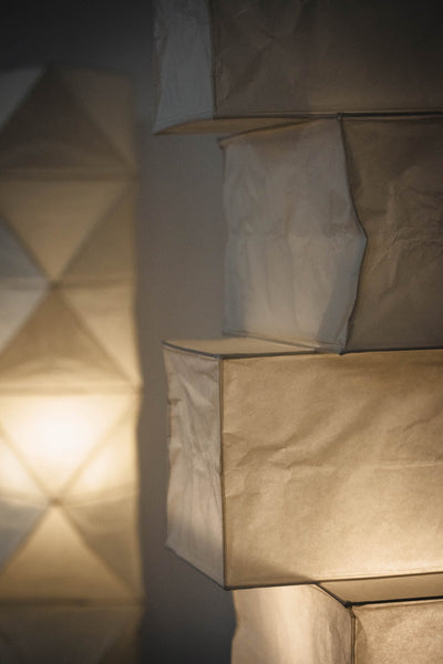 Avara Paper Floor Lamp - Neutral Decor
