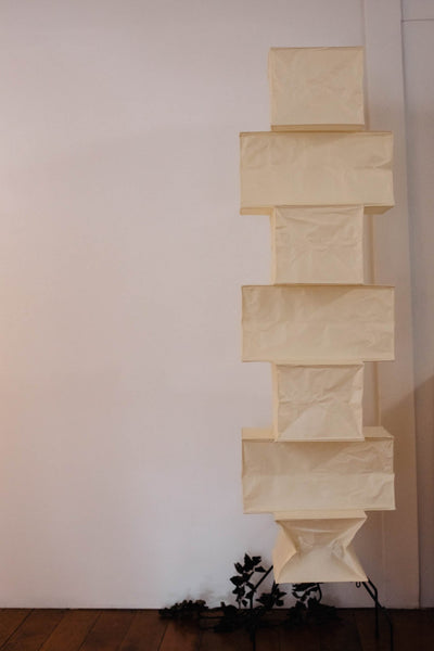 Avara Paper Floor Lamp - Neutral Decor