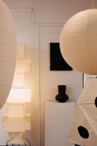 Avara Paper Floor Lamp - Neutral Decor