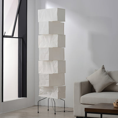 Avara Paper Floor Lamp - Neutral Decor