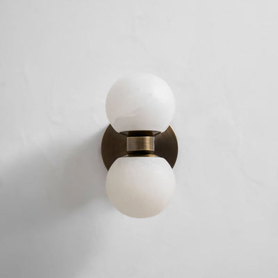 Lumenor Alabaster Celestia Orb Wall Light