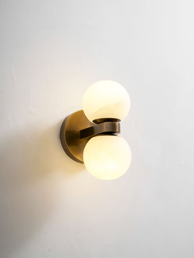 Lumenor Alabaster Celestia Orb Wall Light