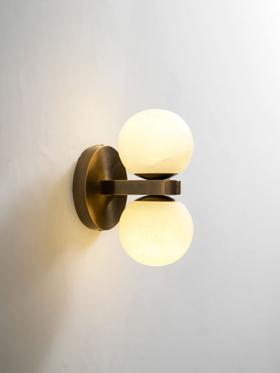 Lumenor Alabaster Celestia Orb Wall Light