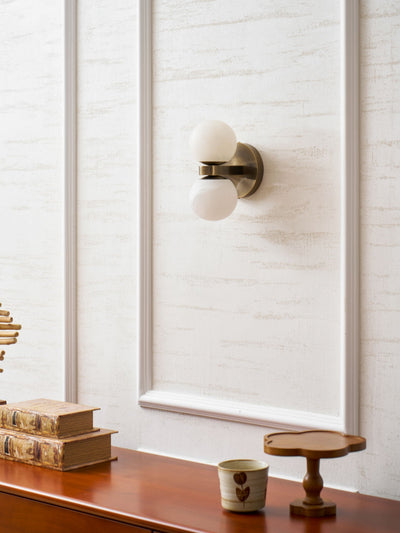 Lumenor Alabaster Celestia Orb Wall Light