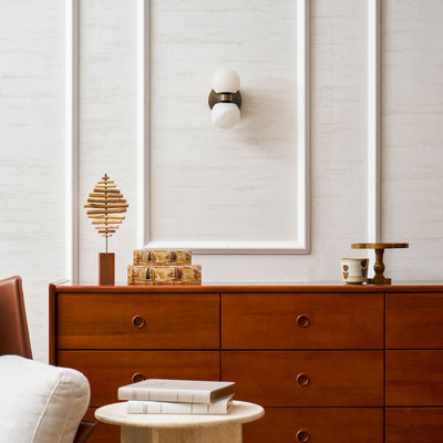 Lumenor Alabaster Celestia Orb Wall Light