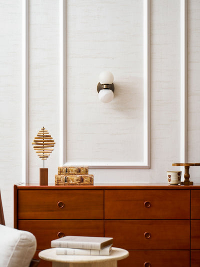 Lumenor Alabaster Celestia Orb Wall Light