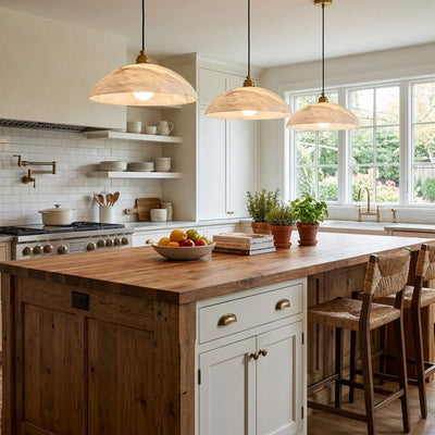 Westmere Alabaster Dome Pendant Light