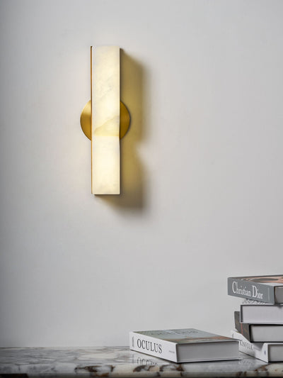 Niveelle Alabaster Rectangular Wall Lamp