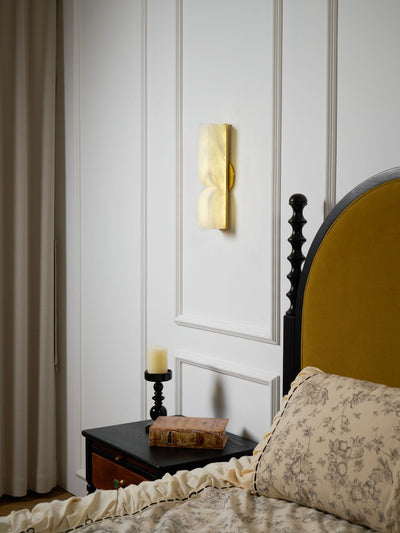 Niveelle Alabaster Rectangular Wall Lamp