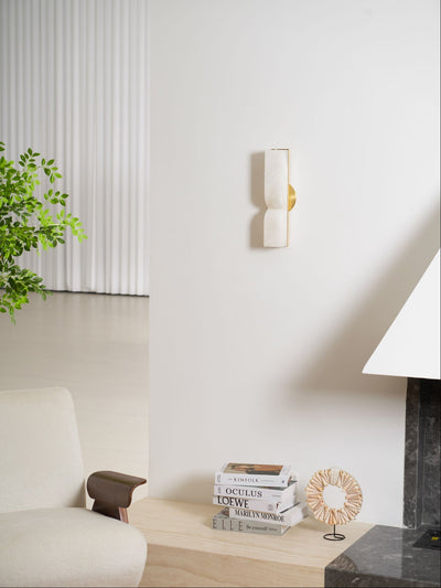 Niveelle Alabaster Rectangular Wall Lamp