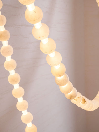 Grempt Alabaster Pearl Necklace Chandelier