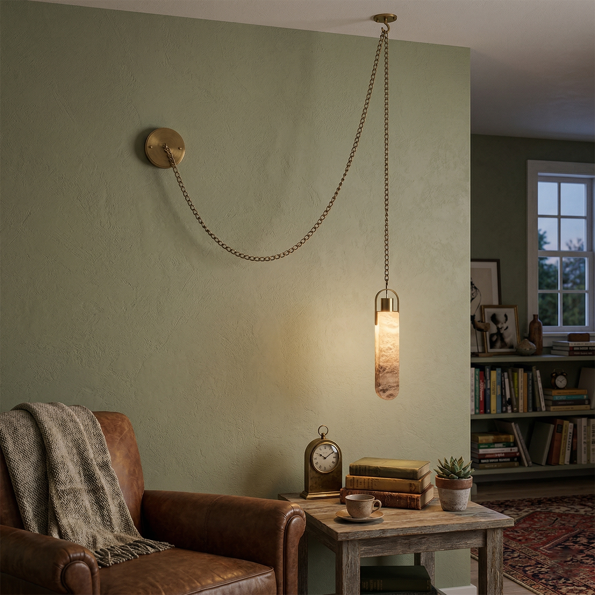 Bellmere Alabaster Pendant Light