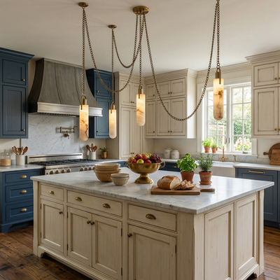 Bellmere Alabaster Pendant Light