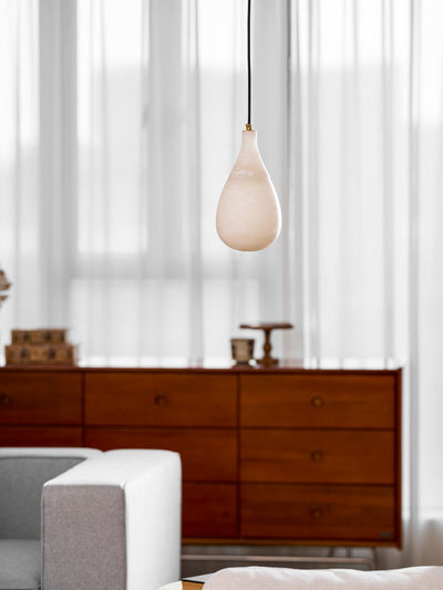Avenith Alabaster Raindrop Pendant Light