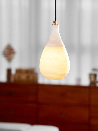 Avenith Alabaster Raindrop Pendant Light