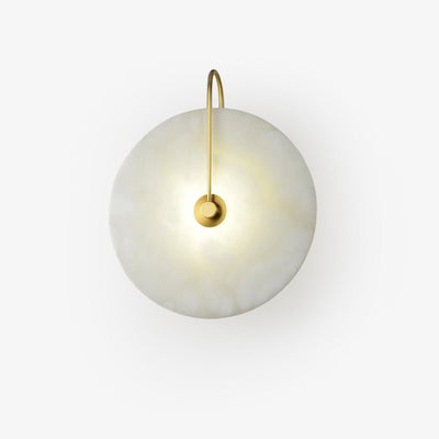 Albeenne Alabaster Globe Wall Lamp