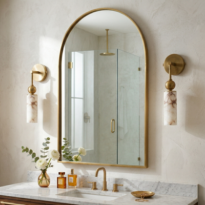 Glenwick Alabaster Indoor Wall Light