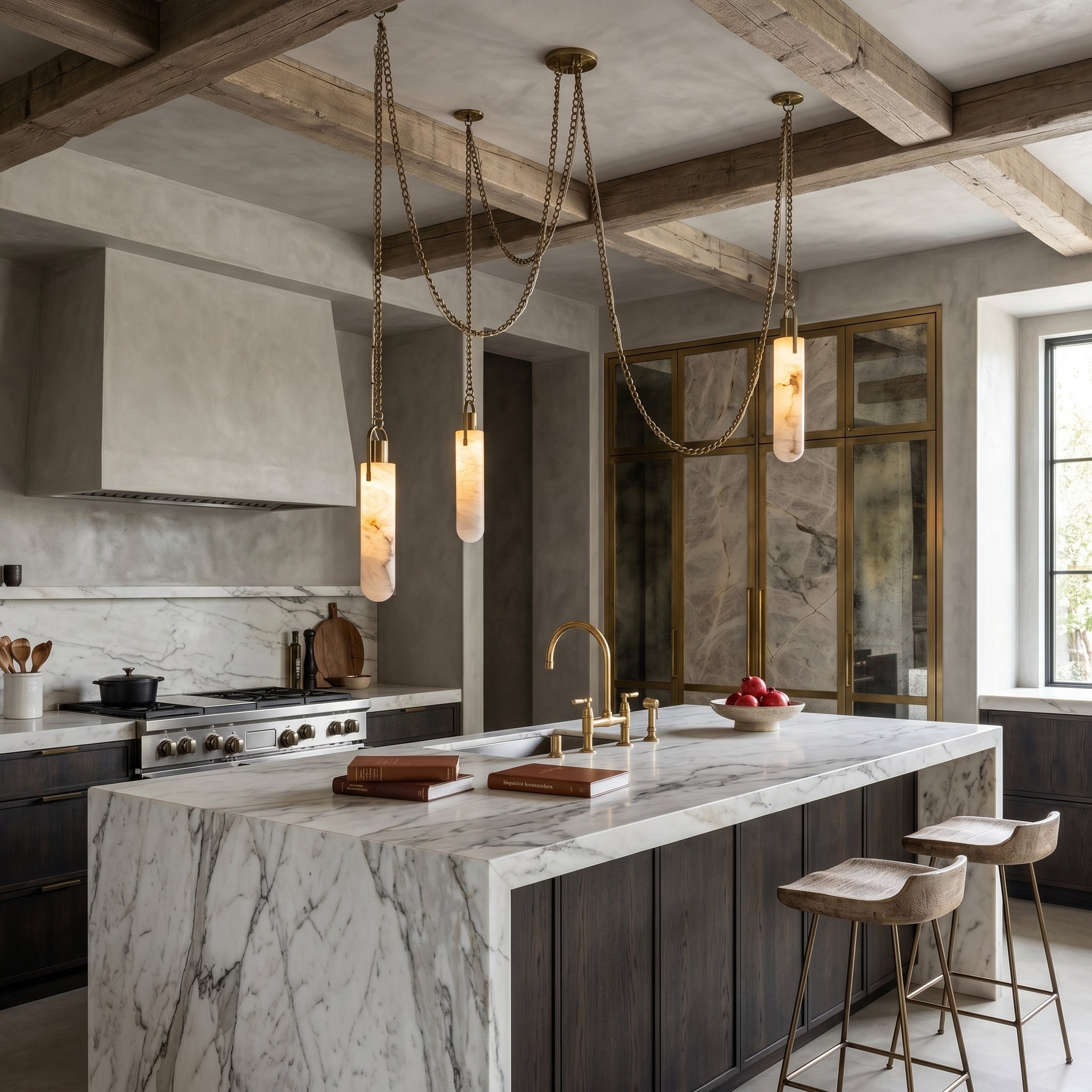 Bellmere Alabaster Pendant Light